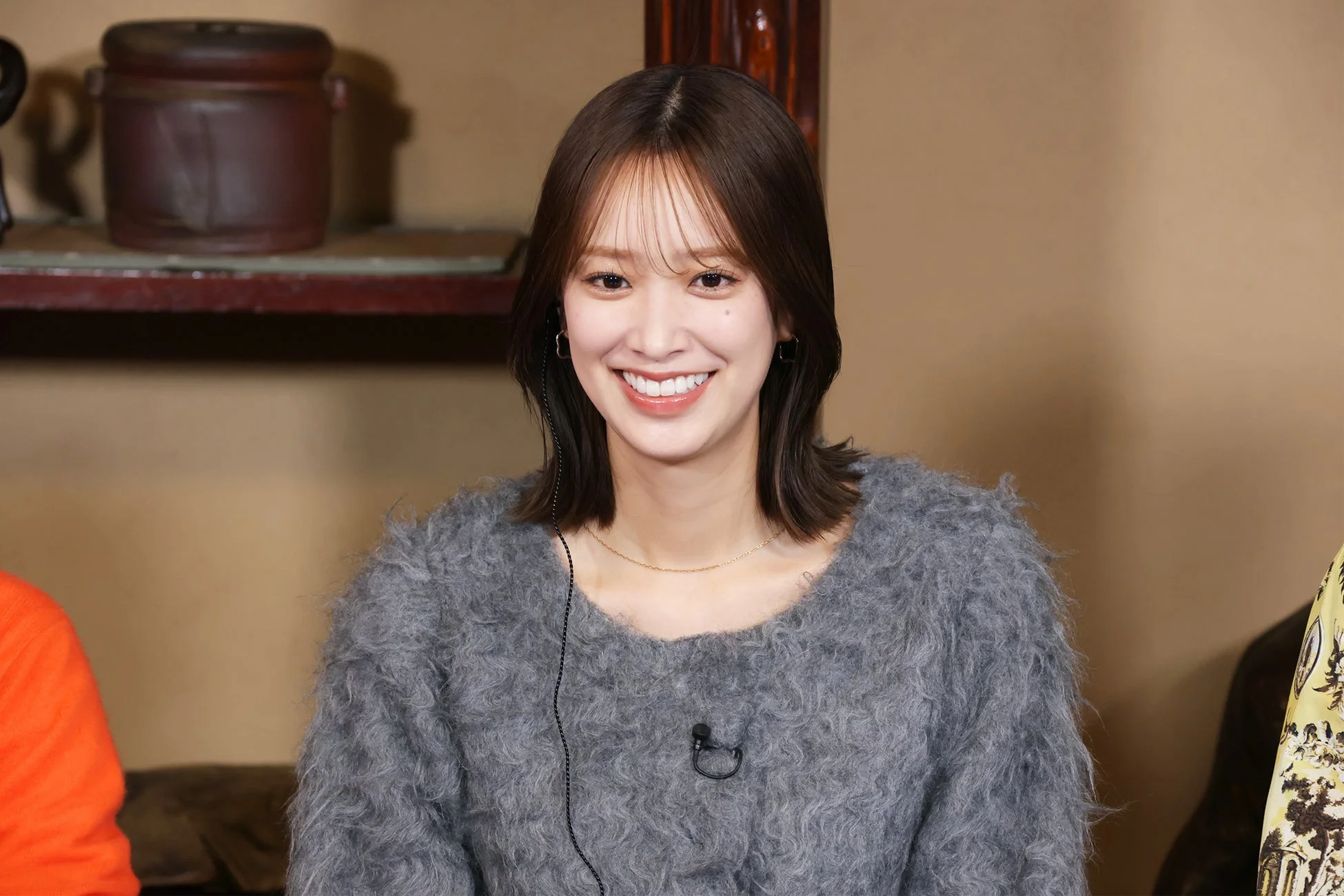 笑顔の女性のポートレート